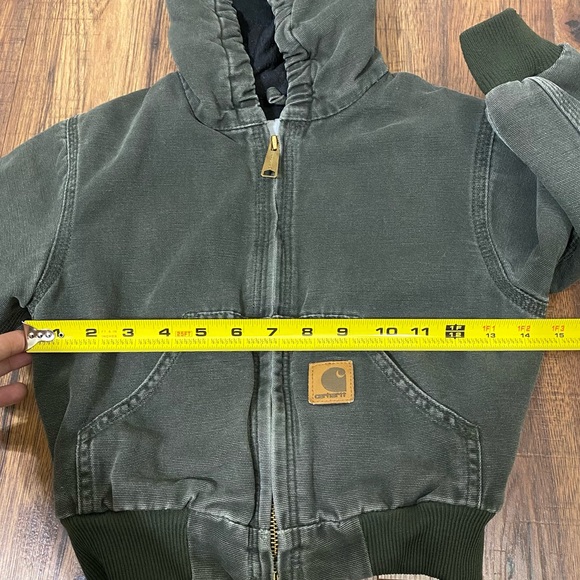 (Sold) Carhartt toddler boy lined hoodie jacket - Picture 7 of 15